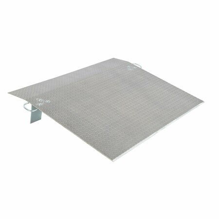 VESTIL 36" x 48" Aluminum Economizer Dock Plate, 3/8" Thick, 2900 lb Capacity E-6048